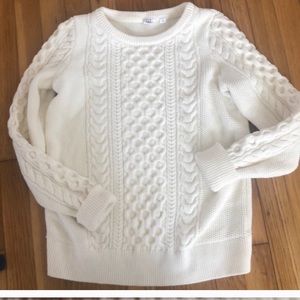 White Fisherman’s Sweater